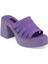 Mor Vegan-Tekstil Kadın Terlik - K24Y1TR67423-T3S 5