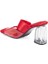Kırmızı Vegan-Tekstil Kadın Terlik - K24Y1TR67427-A11 6