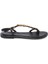 Siyah Hakiki Deri Kadın Sandalet - K24Y1SN67406-A23 6