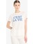 Regular Fit Bisiklet Yaka Baskılı Penye Kısa Kollu Tişört 15