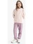 Kız Çocuk Beli Lastikli Jogger Eşofman Altı 10