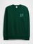 Erkek Koyu Yeşil Gap Logo Fleece Sweatshirt 2
