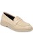 Bej Hakiki Deri Kadın Loafer - K24S1AY67625-J1C 5