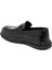 Siyah Hakiki Deri Erkek Loafer - E24S1AY57104-A23 6