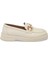 Ekru Hakiki Deri Kadın Loafer - K24S1AY67618-R90 7