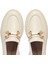 Ekru Hakiki Deri Kadın Loafer - K24S1AY67618-R90 8