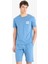 Pijama Takımı Baskılı Kısa Kollu Üst Şort F6185AX25SP 11