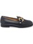 Lacivert Hakiki Deri Kadın Loafer - K24S1AY67568-A31 8