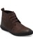 Kahve Hakiki Nubuk Deri Erkek Casual Bot - E24K1BT56994-A39 5