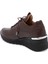 Kahve Hakiki Deri Kadın Sneaker - K24S1AY67512-A24 6