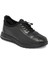 Siyah Hakiki Deri Erkek Sneaker - E24S1AY57099-A23 6
