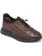 Kahve Hakiki Deri Erkek Sneaker - E24S1AY57099-A24 6