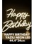 Happy Bırthday Neon LED Işık (44.4X34 Cm) - Doğum Günü ve Parti Arka Plan Süsü 1