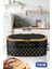 Metal Ekmeklik – Şık ve Dayanıklı Bread Box | Siyah Altın Detaylı Çok Amaçlı Saklama Kutusu 3