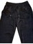 Parlak Kadife Cepli Pantolon Eşofman Pijama Altı Unisex Lastikli Paça Siyah 2