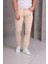Erkek Krem Slim Fit Pantolon 3