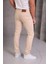 Erkek Krem Slim Fit Pantolon 4