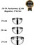 304 Paslanmaz Çelik 3’lü Çırpma & Karıştırma Kasesi Seti – 18/10, Derin, Kapaksız 1