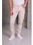 Erkek Krem Slim Fit Pantolon 3