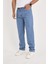 Erkek Mavi Baggy Denim Pantolon 3