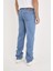 Erkek Mavi Baggy Denim Pantolon 7