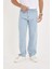 Erkek Mavi Baggy Denim Pantolon 3