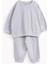 Soft Waffle Eşofman Takımı - Mavi Gri 1