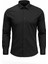 Erkek Klasik Slim Fit Gömlek – Nefes Alan Kumaş, Şık Ofis Gömleği, Beyaz/siyah 1