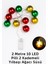 2 M 10 LED Pilli Top LED Işık - Yılbaşı Ağacı Süsü, 2 Kademeli Parlak Dekoratif 1