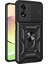 Oppo A38 Kılıf Magnetik Standlı Kamera Korumalı Slide Sürgülü Cover Kapak 1