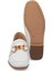 Beyaz Hakiki Deri Kadın Loafer - K25I1AY68032-A26 9