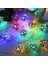 2 Metre 10 LED Disko Topu Işık - Rgb Renkli, Pilli ve Dinamik Parti LED Zinciri 3