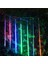 3.2 Metre Meteor LED Rgb Işık - Çok Renkli Kayan Efektli Parti ve Dekoratif LED 3