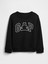 Erkek Bebek Siyah Gap Logo Sweatshirt 1