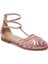 Pembe Hakiki Deri Kadın Sandalet - K25Y1SN67789-J91 6