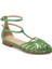 Yeşil Hakiki Deri Kadın Sandalet - K25Y1SN67789-G81 6