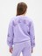 Kız Çocuk Lila Vintage Soft Dolman Sweatshirt 4