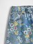 Kız Çocuk Açık Mavi Floral Easy Baggy Jean Pantolon 4
