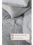 Victor Comfort Uyku Seti Çift Kişilik Wellsoft 3 Parça (195X215 Cm) Gri 4