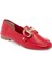 Kırmızı Deri Kadın Casual Ayakkabı - K25I1AY67761-A30 5