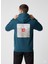 Kapüşonlu Koyu Turkuaz Kanguru Cepli Sweatshirt North Face 2
