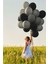 10 Adet Pastel Tonu Siyah-Gri Renk 10 Lu 12INÇ Siyah Gri Balon-Doğum Günü Parti Süsleri Balon 2