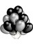 Gri Siyah Balon 30 Adet 1