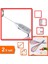 Pilli Portatif Karıştırıcı Mikser + Silikon Çırpıcı Metal Saplı Renkli Çırpma Teli - 2li Set N8L1W2 1