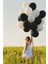 10 Adet Pastel Tonu Siyah-Beyaz Renk 10 Lu 12INÇ Siyah Beyaz Balon-Doğum Günü Parti Süsleri Balon 2