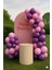 5 Adet Pastel Tonu Pembe-Mor Renk 12INÇ Pembe Mor Balon-Doğum Günü Parti Süsleri Balon 1