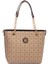 Bej Print Kadın Omuz Çantası - S1WPR0000801-T2E 5