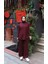 Oval Kesim Modal Pantolonlu Takım 2