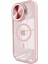 iPhone 15 Pro Max Kılıf Teleskop Lens Magsafe Silikon Kapak - Pembe 1