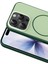 CPT05 Apple iPhone 16 Pro Max Neva Magsafe Kapak - Koyu Yeşil 2